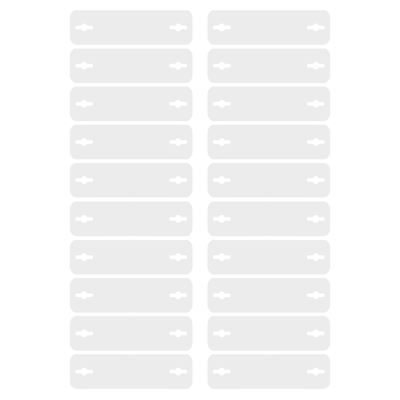 Men'S Formal Wear Ties - 20Pcs Invisible Tie Collar Stay Insert