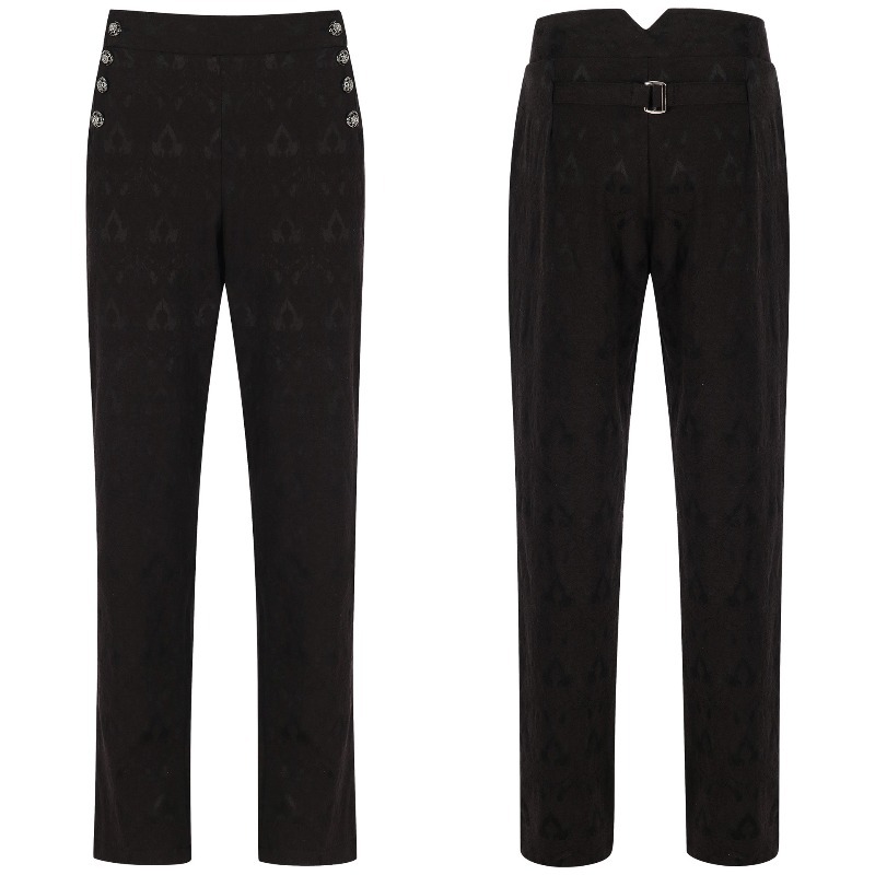 Men'S Formal Style - Mens Steampunk Vintage Suit Pants Uniform