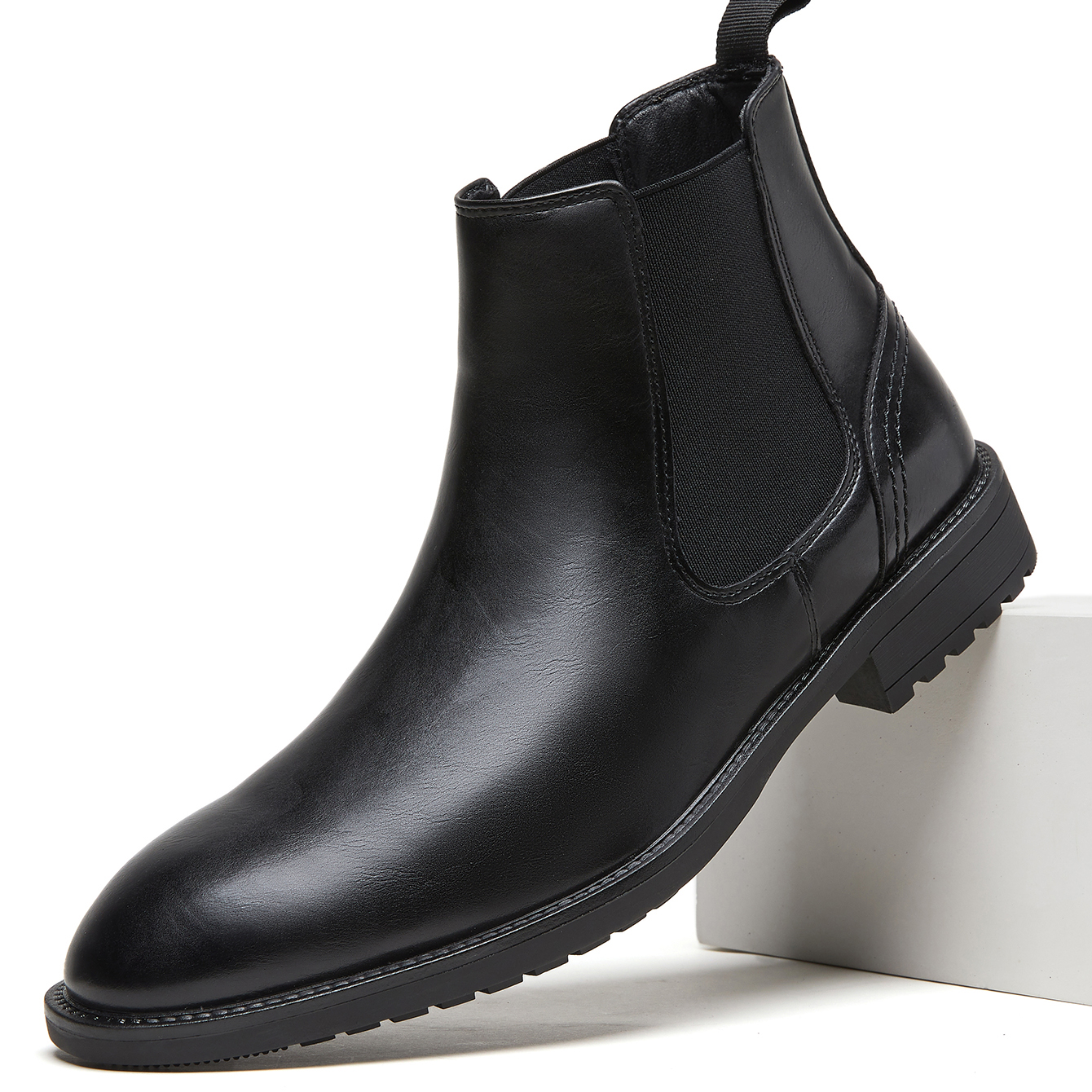 Men Leather Chelsea Boots Slip - Men'S Formal Style incelemesi ve fiyatı