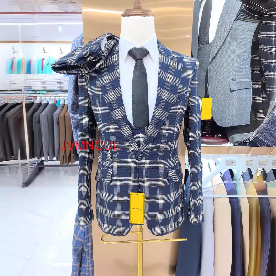 Men's Color Block 3 Piece Suit - Men'S Formal Wear For Reception incelemesi ve fiyatı