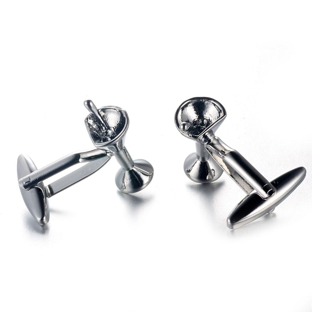 Mens Cufflinks Brass Silver Fa - Cufflinks Silver Set incelemesi ve fiyatı
