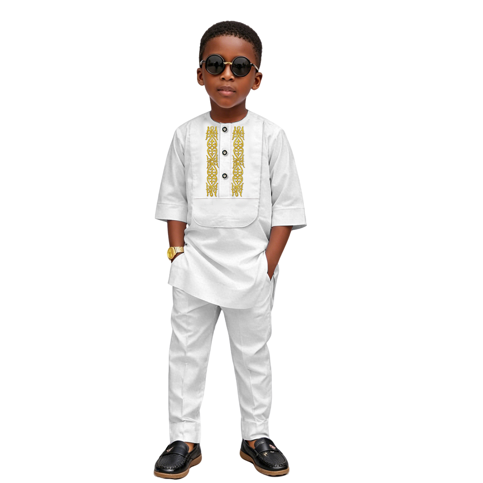 Boys African Dashiki 2-Piece O - Men Formal Wear Photoshoot incelemesi ve fiyatı