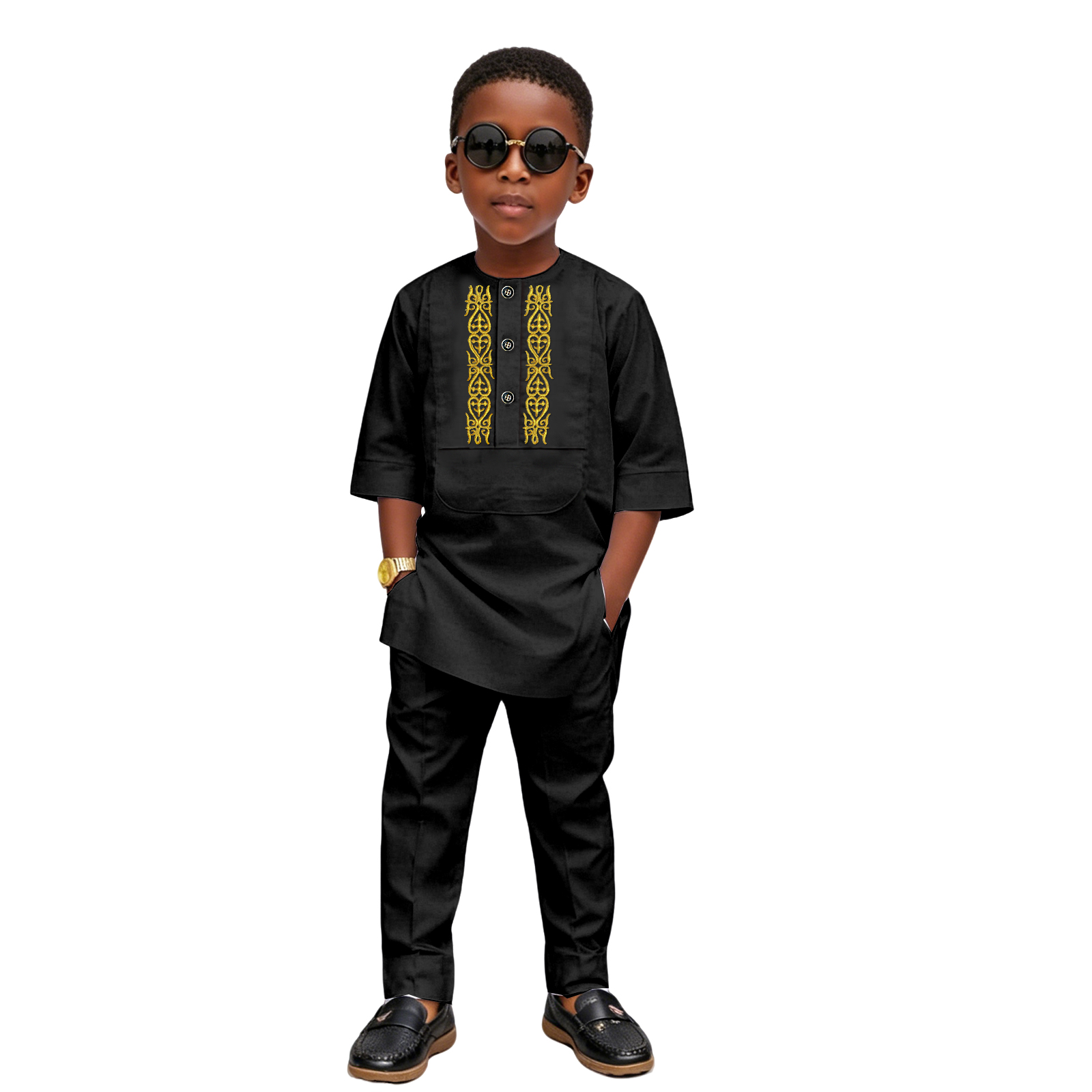 Boys African Dashiki 2-Piece O - Men Formal Wear Photoshoot incelemesi ve fiyatı