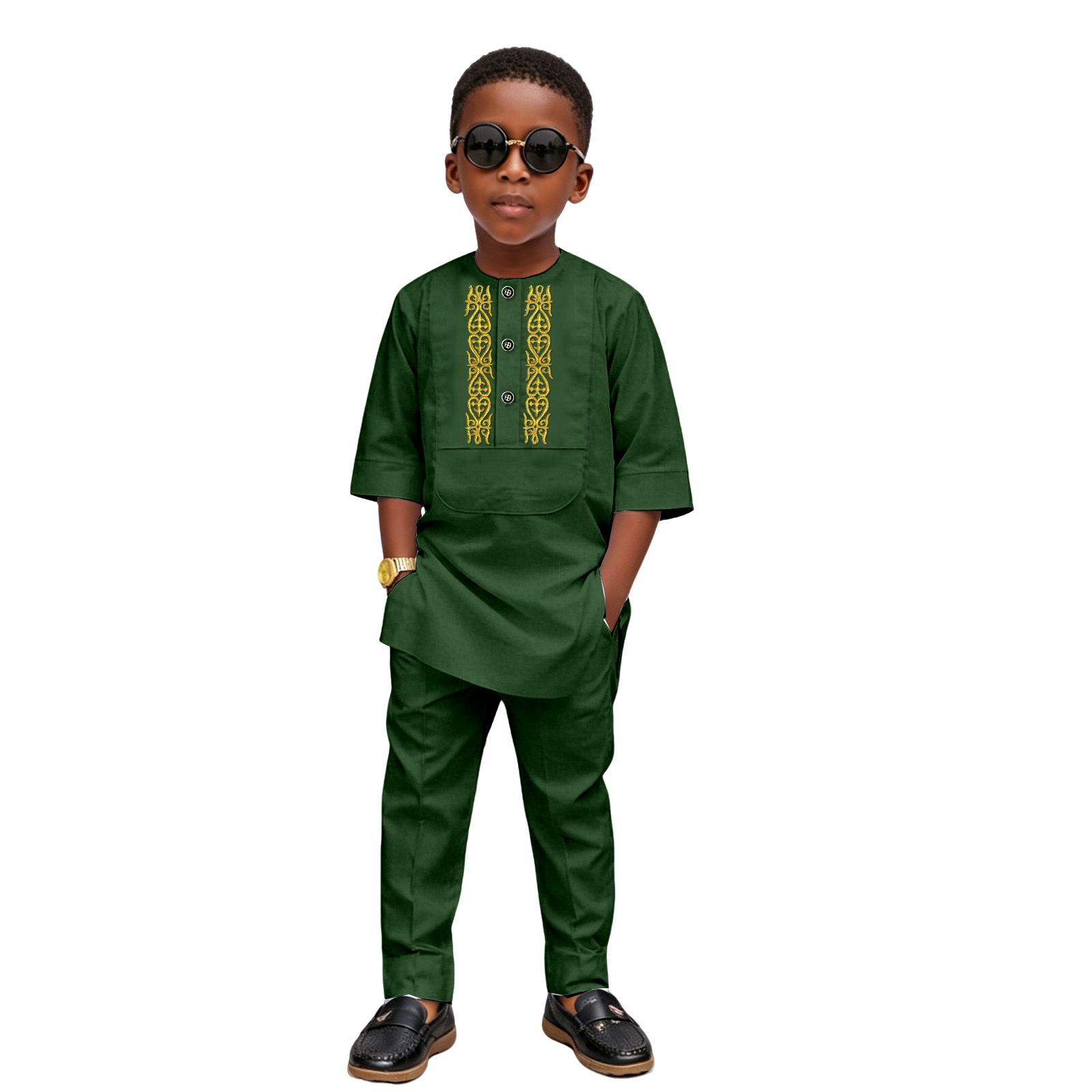 Boys African Dashiki 2-Piece O - Men Formal Wear Photoshoot incelemesi ve fiyatı