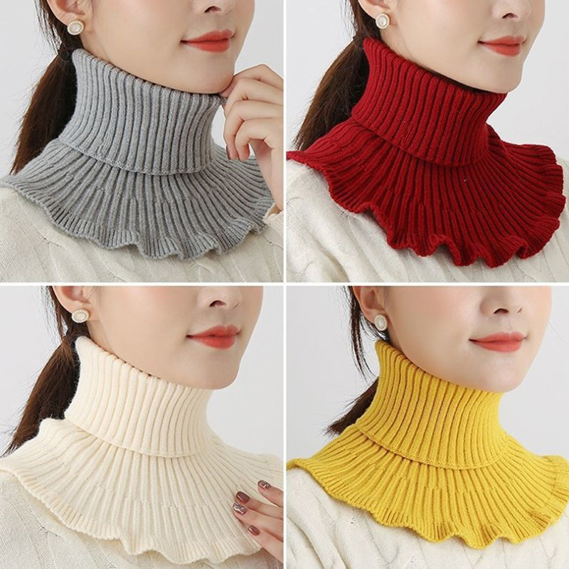 Women's Warm Turtleneck Knitte - Windsor Knot Tie incelemesi ve fiyatı