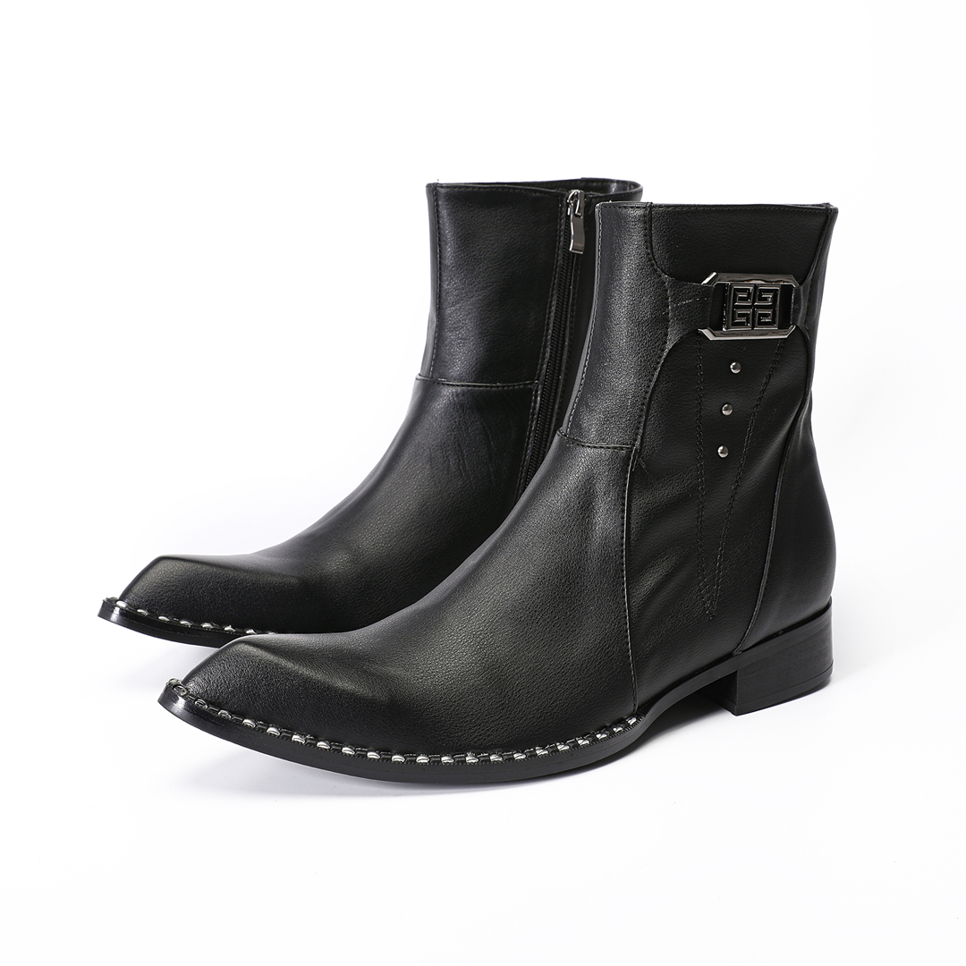fashion black pointed toe men  - Men'S Formal Style incelemesi ve fiyatı