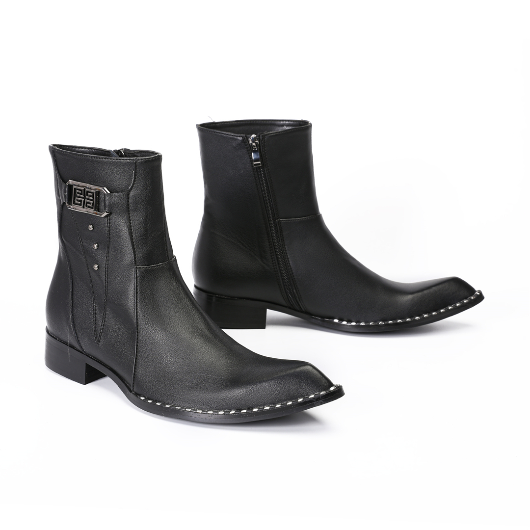fashion black pointed toe men  - Men'S Formal Style incelemesi ve fiyatı