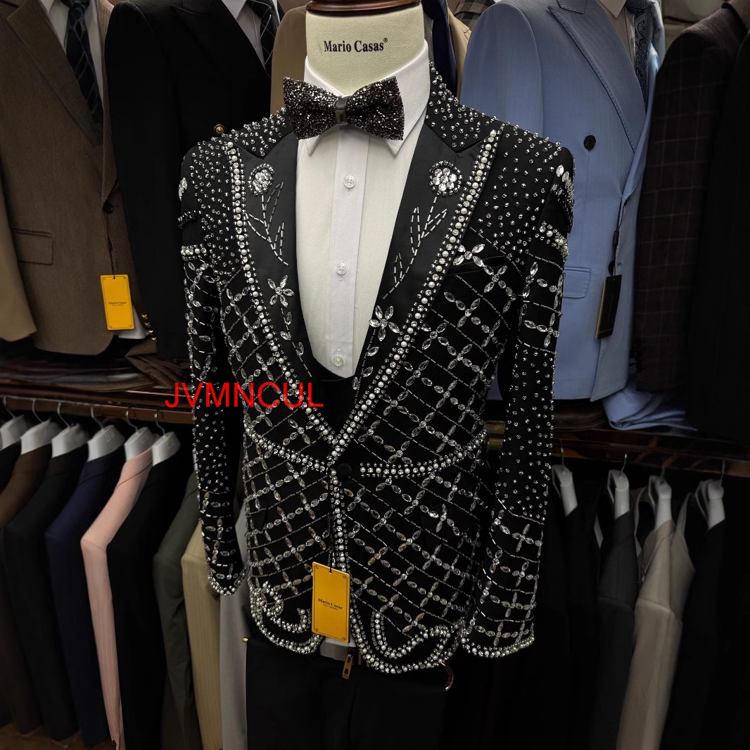 Men's Luxury Embroidered Suit  - Men'S Formal Wear For Reception incelemesi ve fiyatı