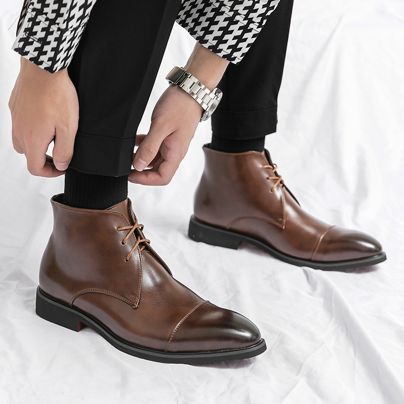 English Style Men's Genuine Le - Men'S Formal Style incelemesi ve fiyatı