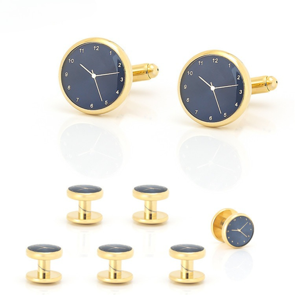 Time Aesthetics Gold Silver Cl - Cufflinks Silver Set incelemesi ve fiyatı