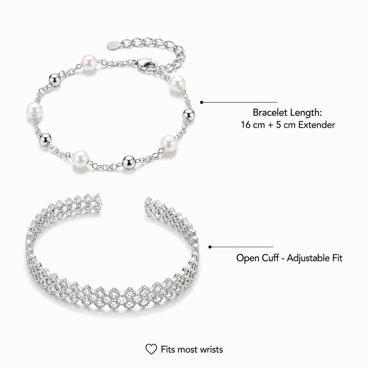 925 Silver Plated Bracelet Set - Cufflinks Silver Set incelemesi ve fiyatı