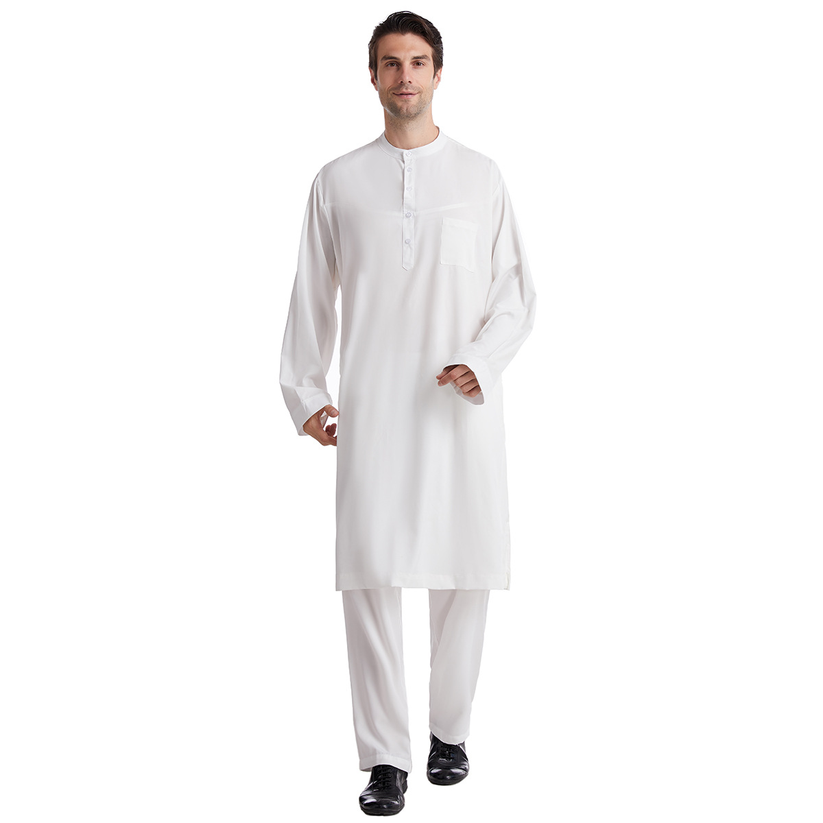 Muslim Men Jubba Thobe 2 Pice  - Arabic Formal Wear Men incelemesi ve fiyatı