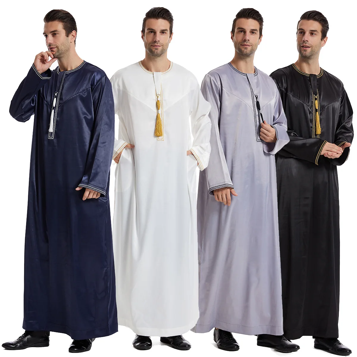 Eid Dress for Muslim Men Jubba - Arabic Formal Wear Men incelemesi ve fiyatı