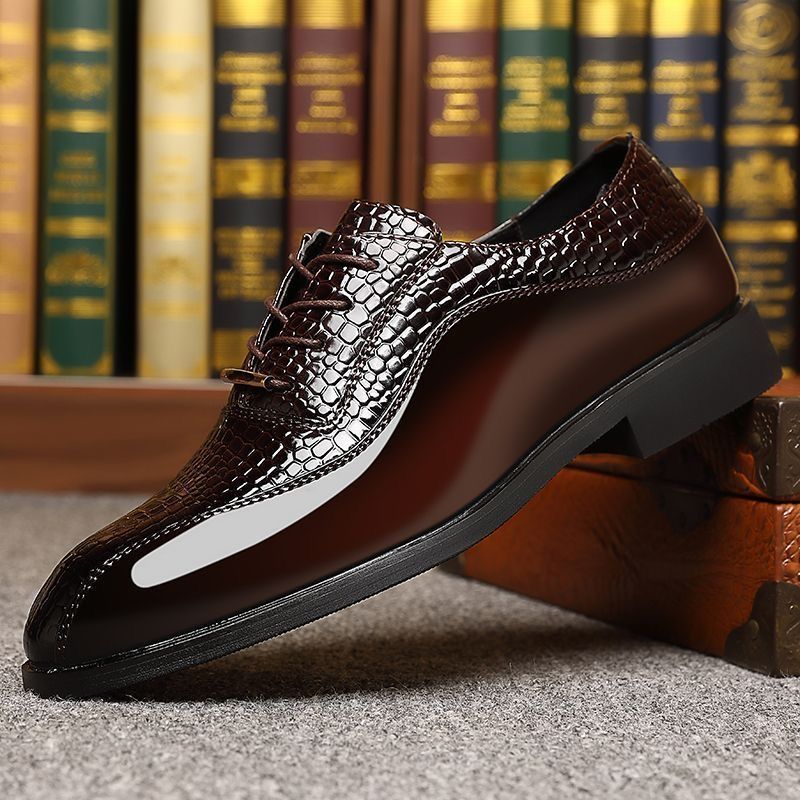Men's Glossy Patent Leather Br - Men'S Formal Style incelemesi ve fiyatı