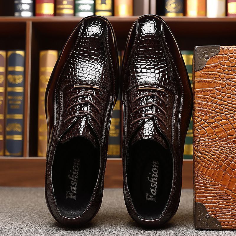 Men's Glossy Patent Leather Br - Men'S Formal Style incelemesi ve fiyatı