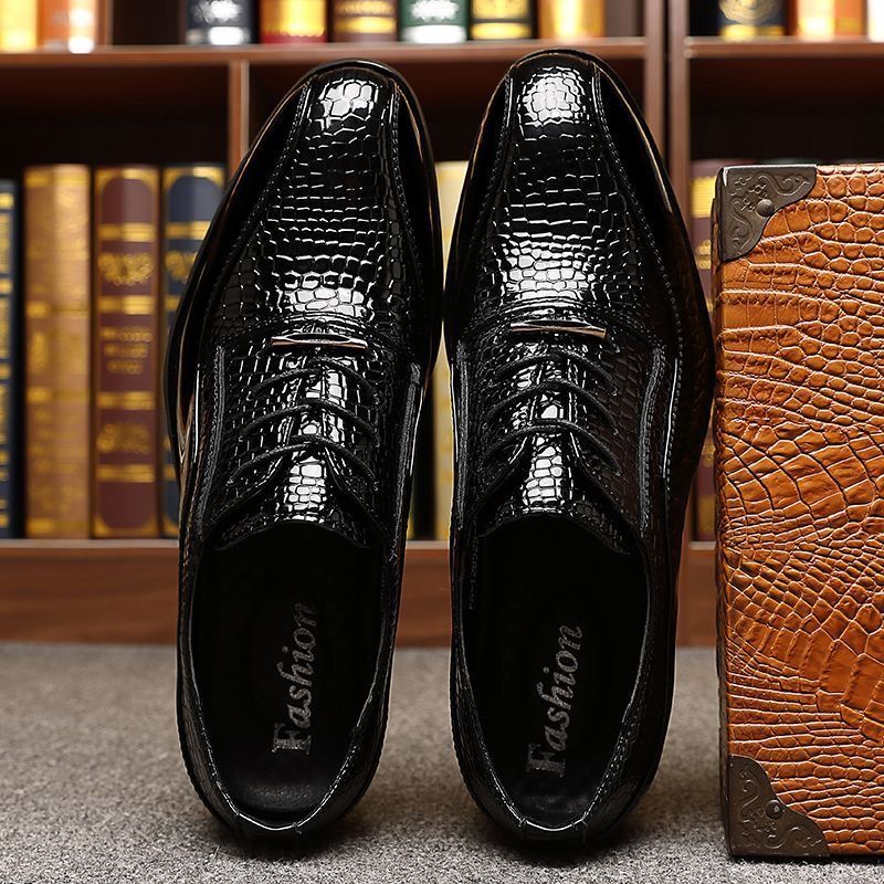 Men's Glossy Patent Leather Br - Men'S Formal Style incelemesi ve fiyatı