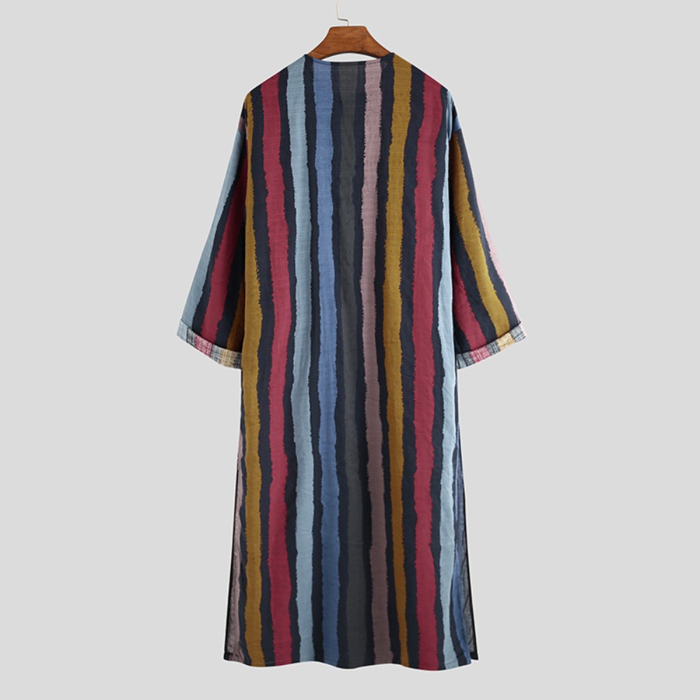 2026 New Striped Printed Musli - Arabic Formal Wear Men incelemesi ve fiyatı