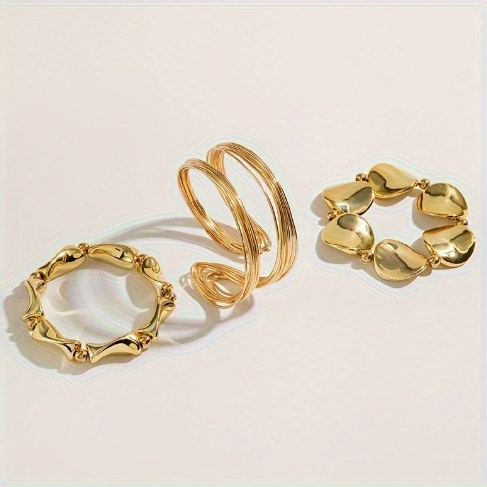 New Irregular Open Cuff Bracel - Cufflinks Silver Set incelemesi ve fiyatı