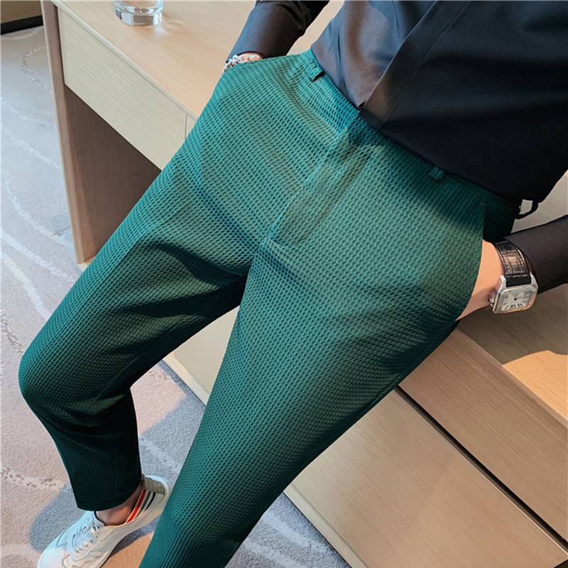 2024 Autumn New Waffle Stretch - Men'S Formal Style incelemesi ve fiyatı
