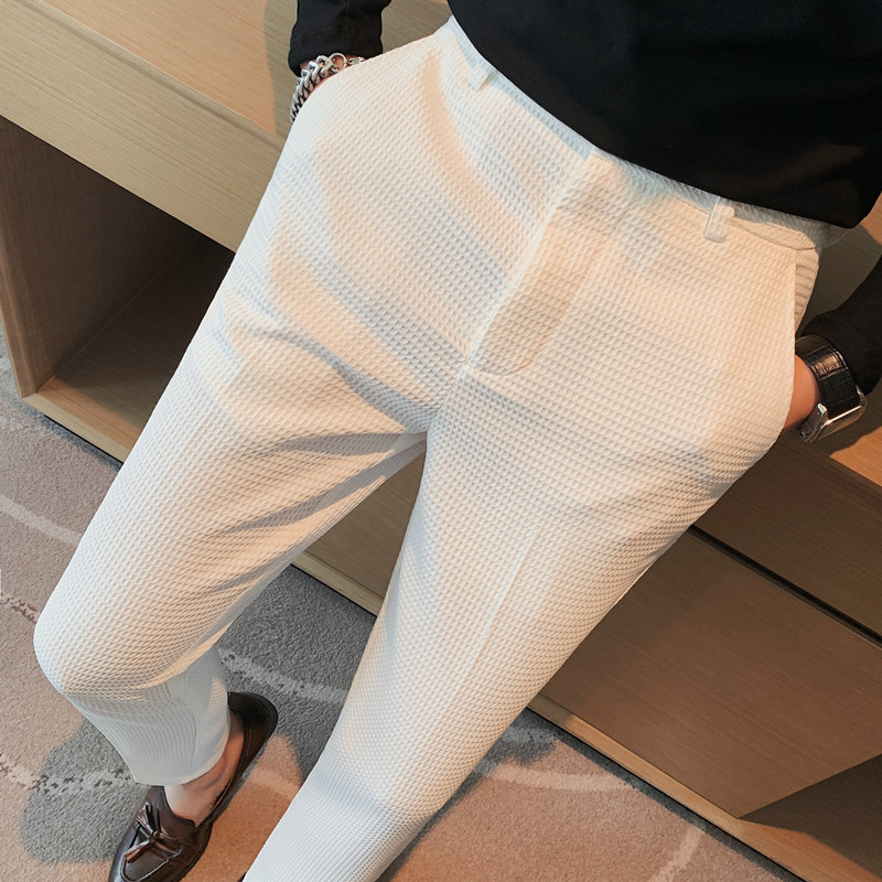 2024 Autumn New Waffle Stretch - Men'S Formal Style incelemesi ve fiyatı