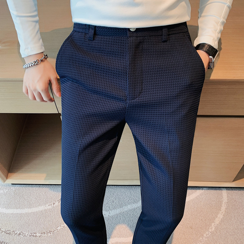 2024 Autumn New Waffle Stretch - Men'S Formal Style incelemesi ve fiyatı