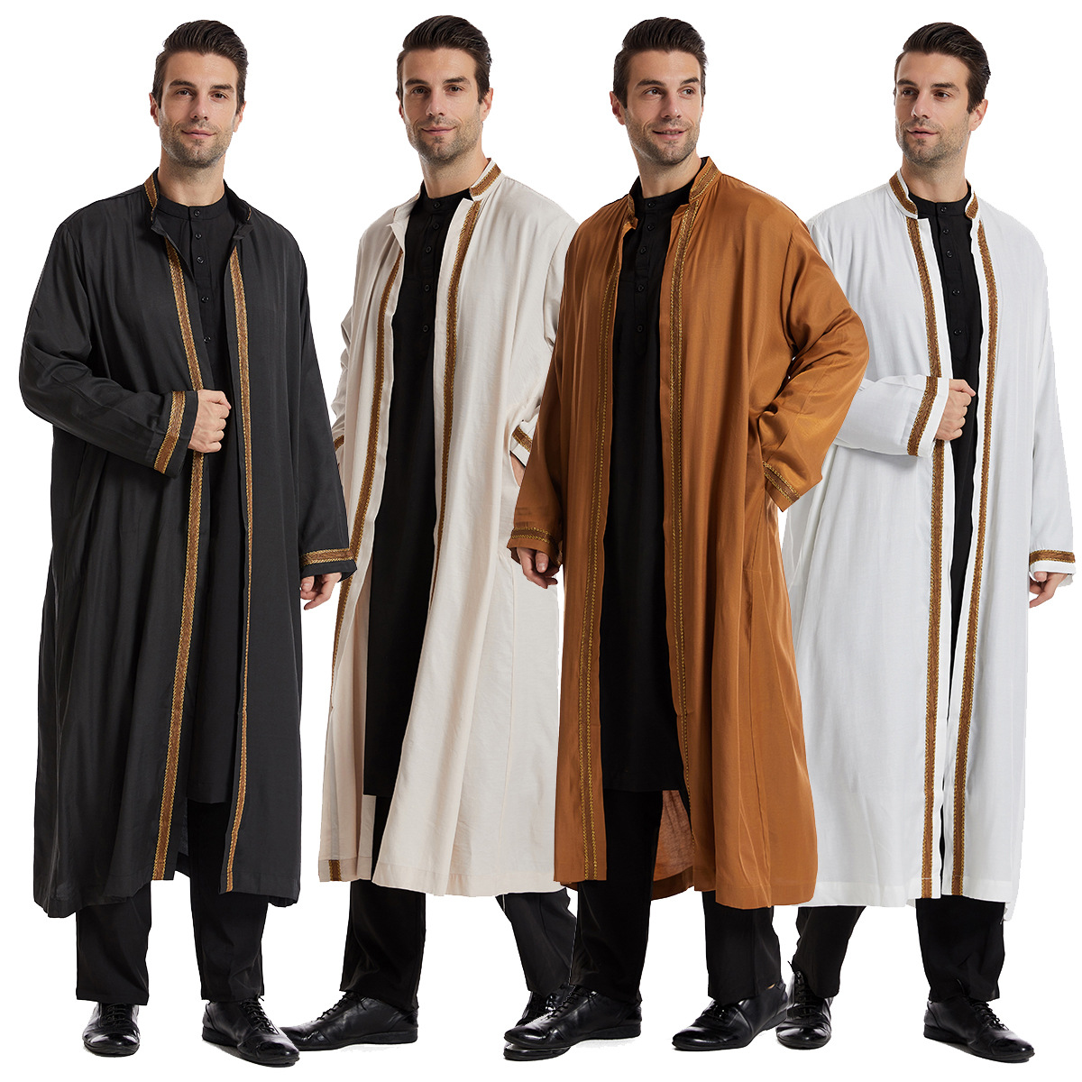 Thobe for Men Abaya Islamic Cl - Arabic Formal Wear Men incelemesi ve fiyatı