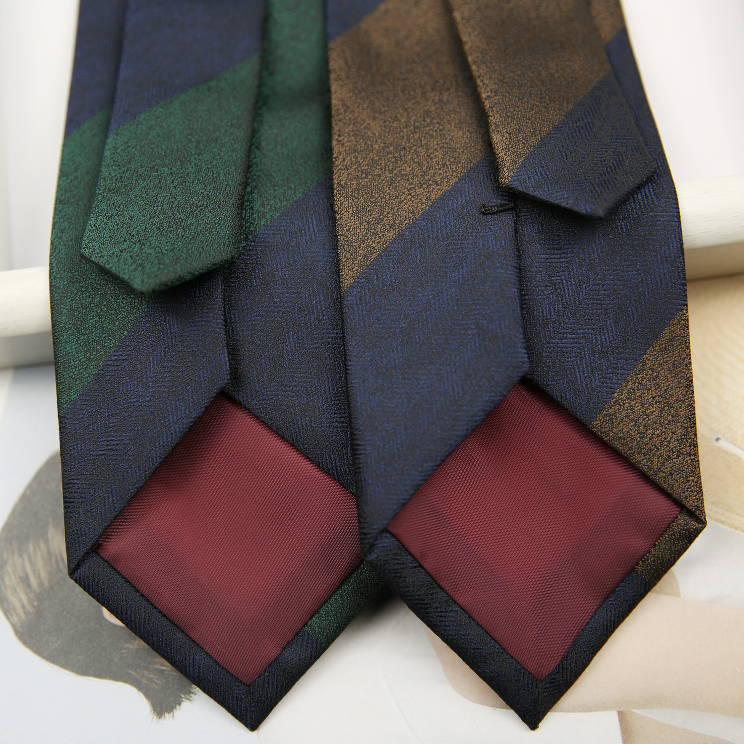 Fashion 8cm Navy Striped Neckt - Men'S Formal Wear Ties incelemesi ve fiyatı