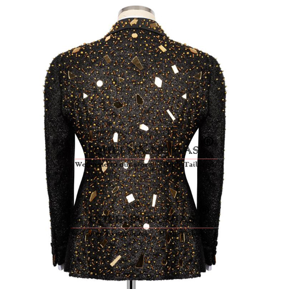 Sparkly Crystals Beading Suit  - Men'S Formal Wear For Reception incelemesi ve fiyatı