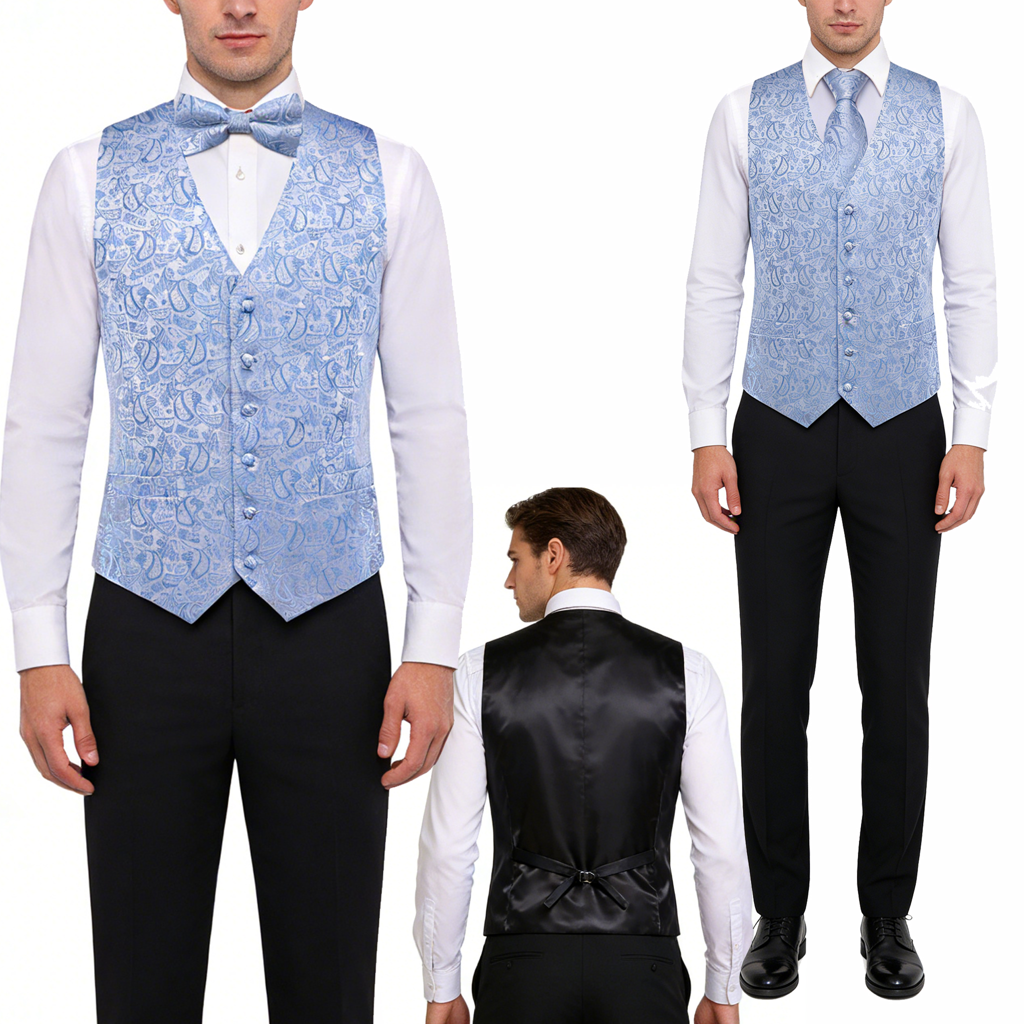 Men's Formal Tuxedo Vest - Pai - Formal Vest Waistcoat incelemesi ve fiyatı