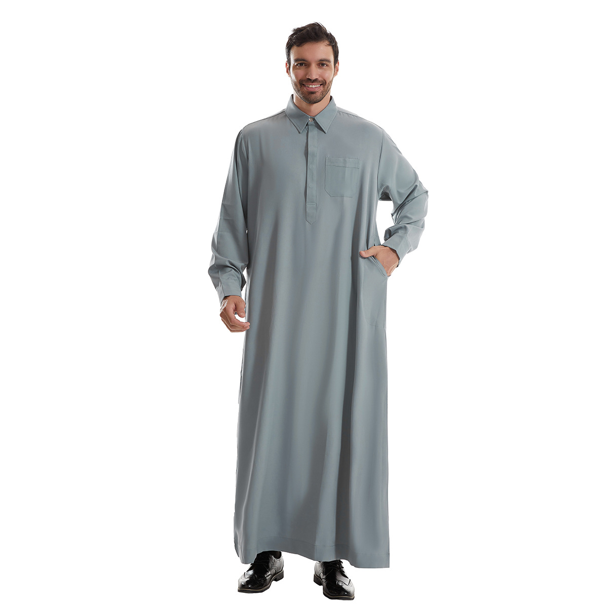 Men Jubba Thobe Mens Long Shir - Arabic Formal Wear Men incelemesi ve fiyatı