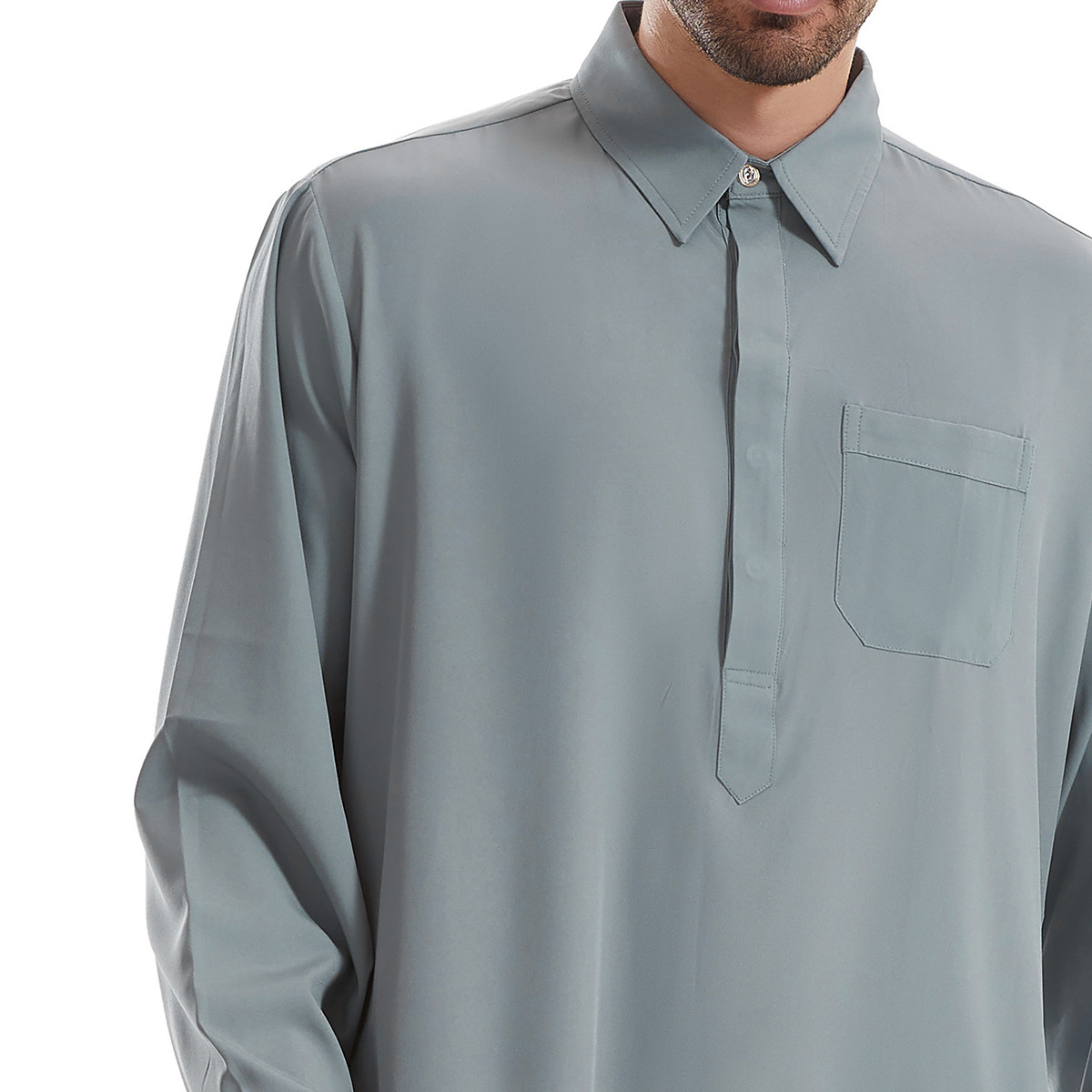 Men Jubba Thobe Mens Long Shir - Arabic Formal Wear Men incelemesi ve fiyatı