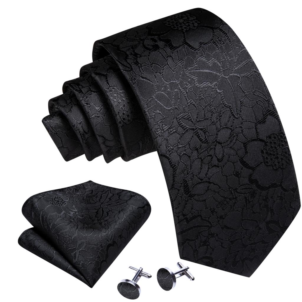 Barry.Wang Black White Gray Si - Cufflinks Silver Set incelemesi ve fiyatı