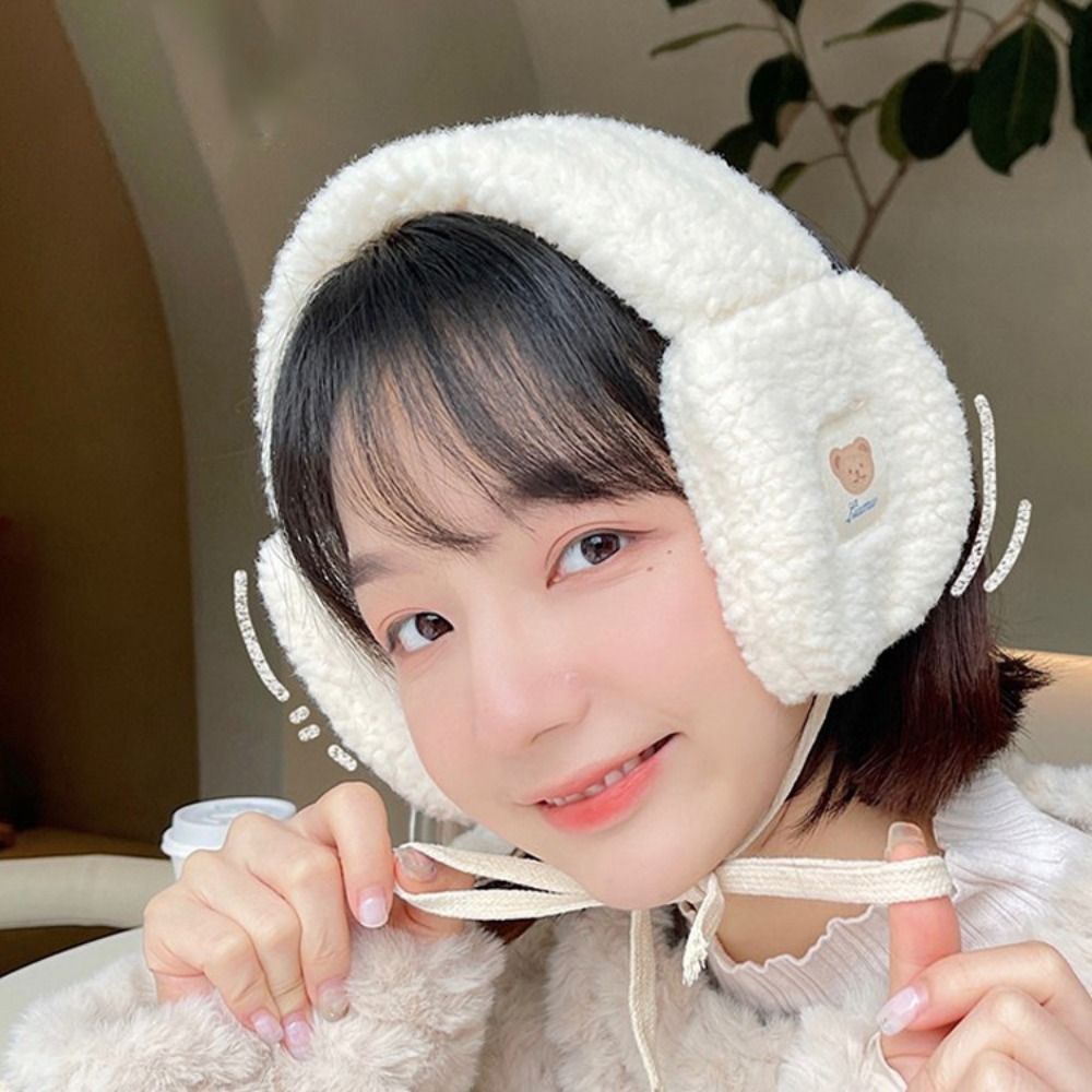 New Cute Bear Tie Plush Earmuf - Windsor Knot Tie incelemesi ve fiyatı
