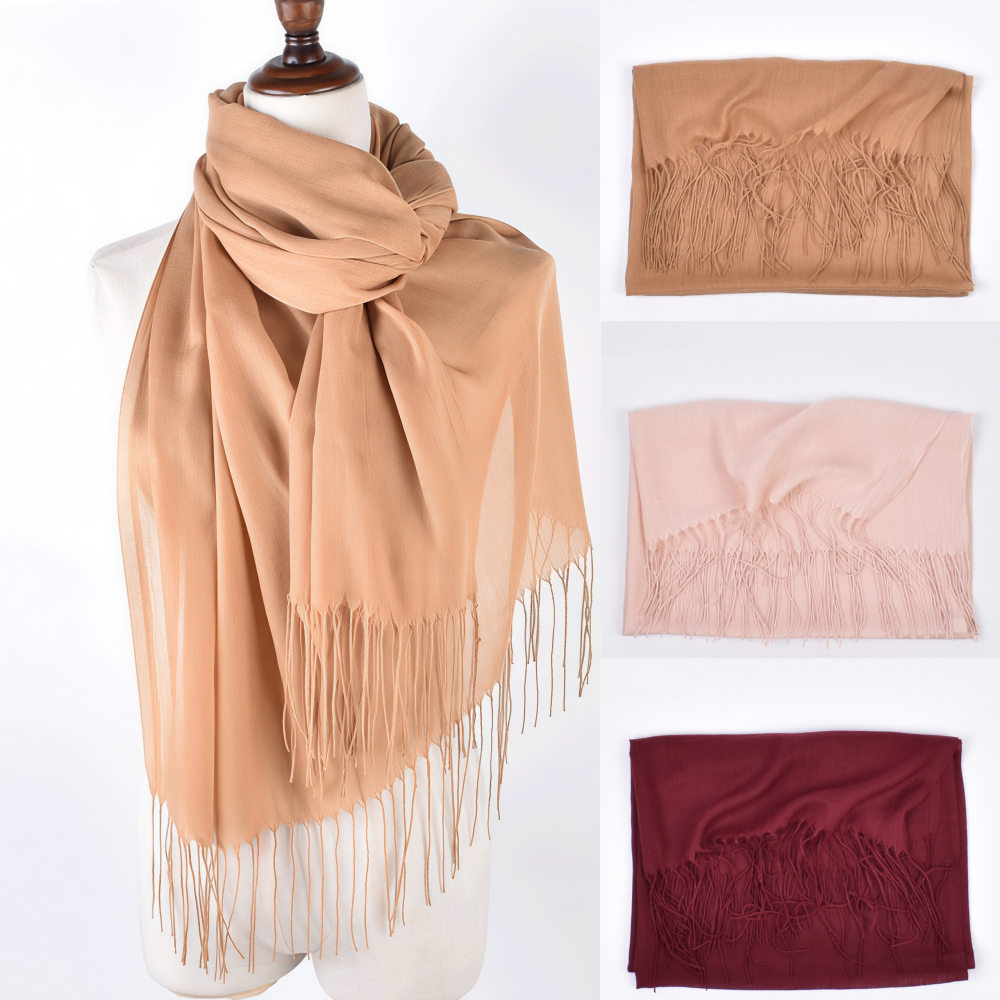 70X180 CM Solid Tassel Cotton  - Windsor Knot Tie incelemesi ve fiyatı
