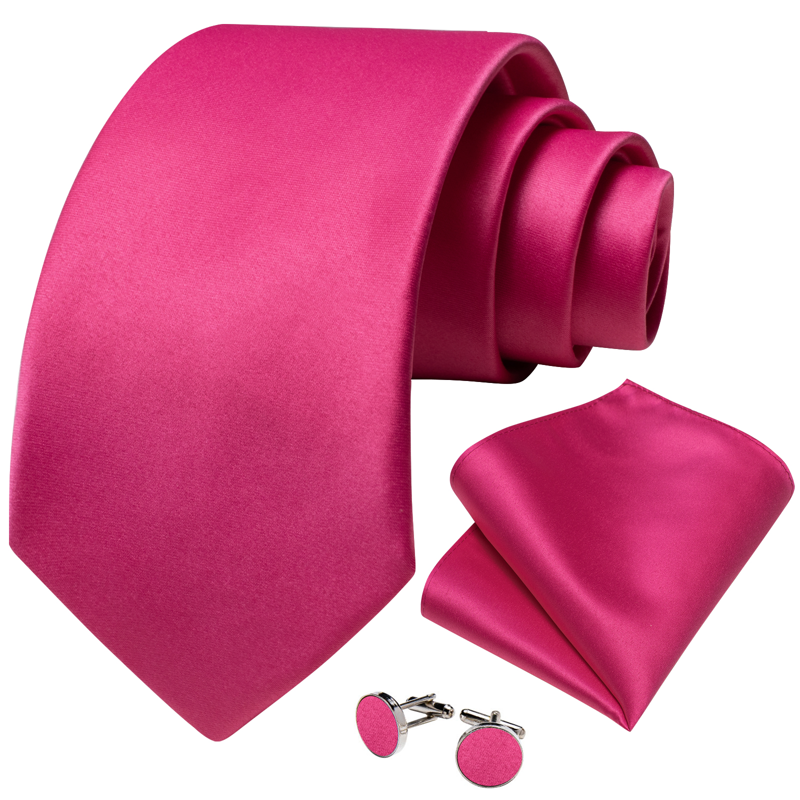 Silver Men's Ties Gray Blue Pa - Cufflinks Silver Set incelemesi ve fiyatı