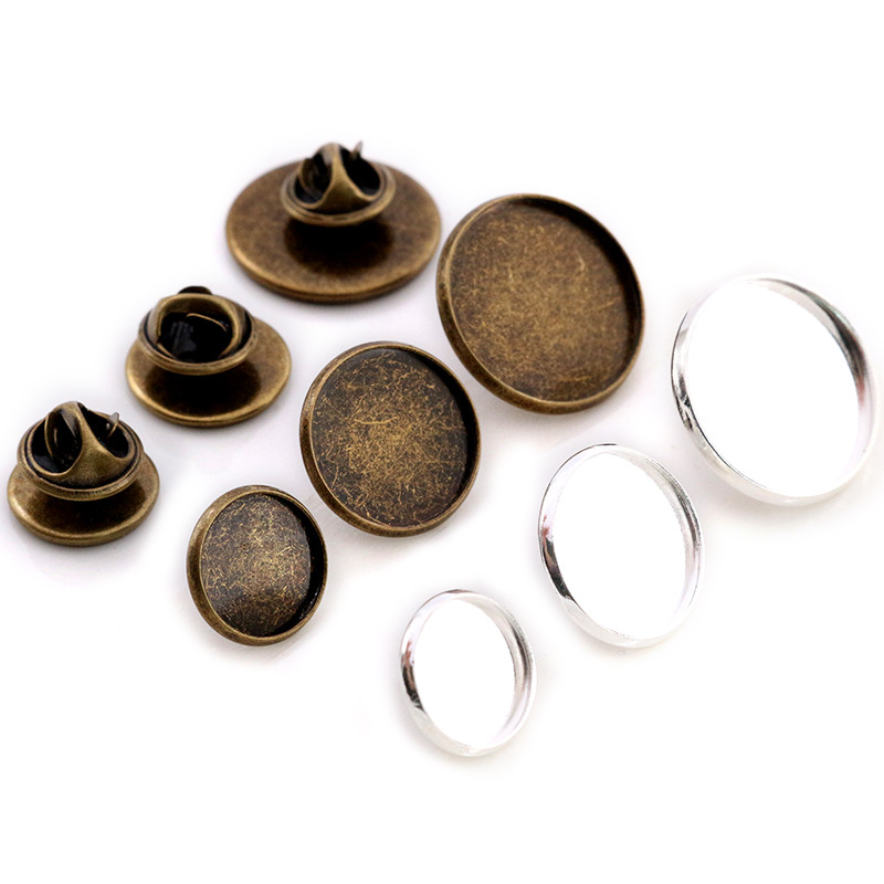 10pcs 12-20mm Inner Size Silve - Cufflinks Silver Set incelemesi ve fiyatı