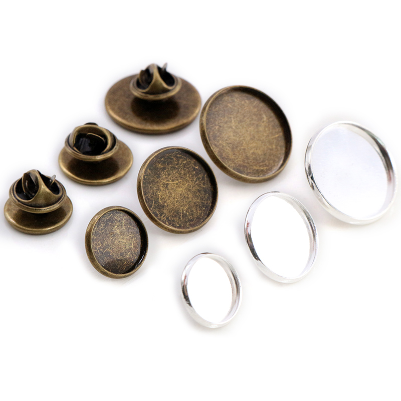 10pcs 12-20mm Inner Size Silve - Cufflinks Silver Set incelemesi ve fiyatı