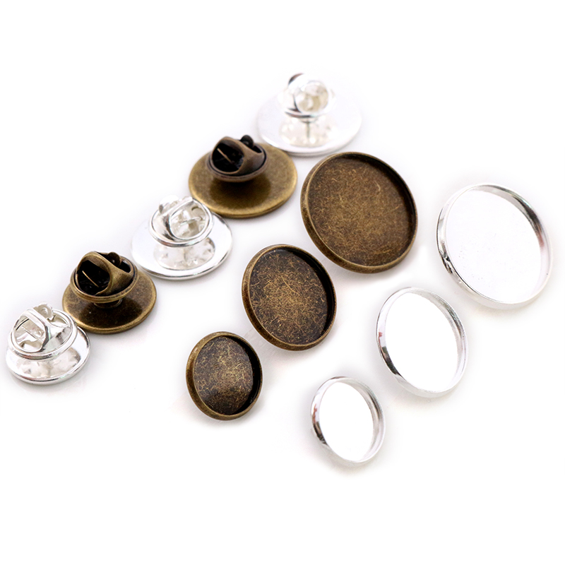 10pcs 12-20mm Inner Size Silve - Cufflinks Silver Set incelemesi ve fiyatı