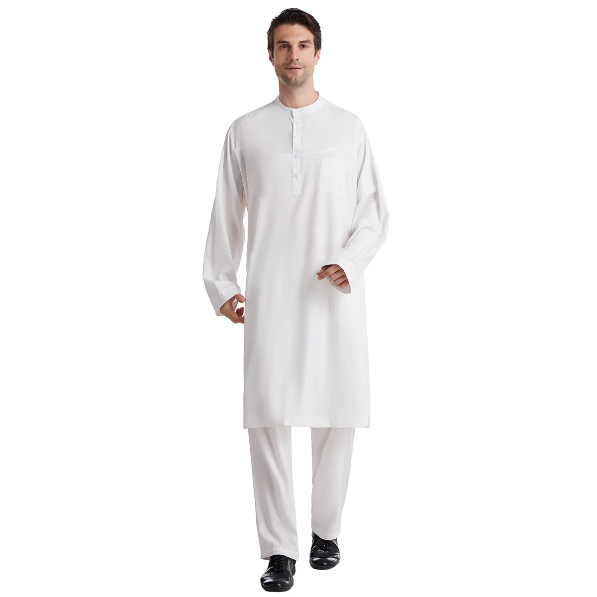 Muslim Men Jubba Thobe 2 Pice  - Arabic Formal Wear Men incelemesi ve fiyatı