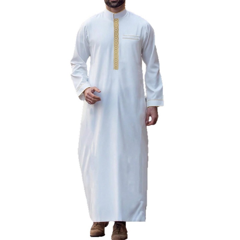 Arabic Mens Thobe Embroidered  - Arabic Formal Wear Men incelemesi ve fiyatı
