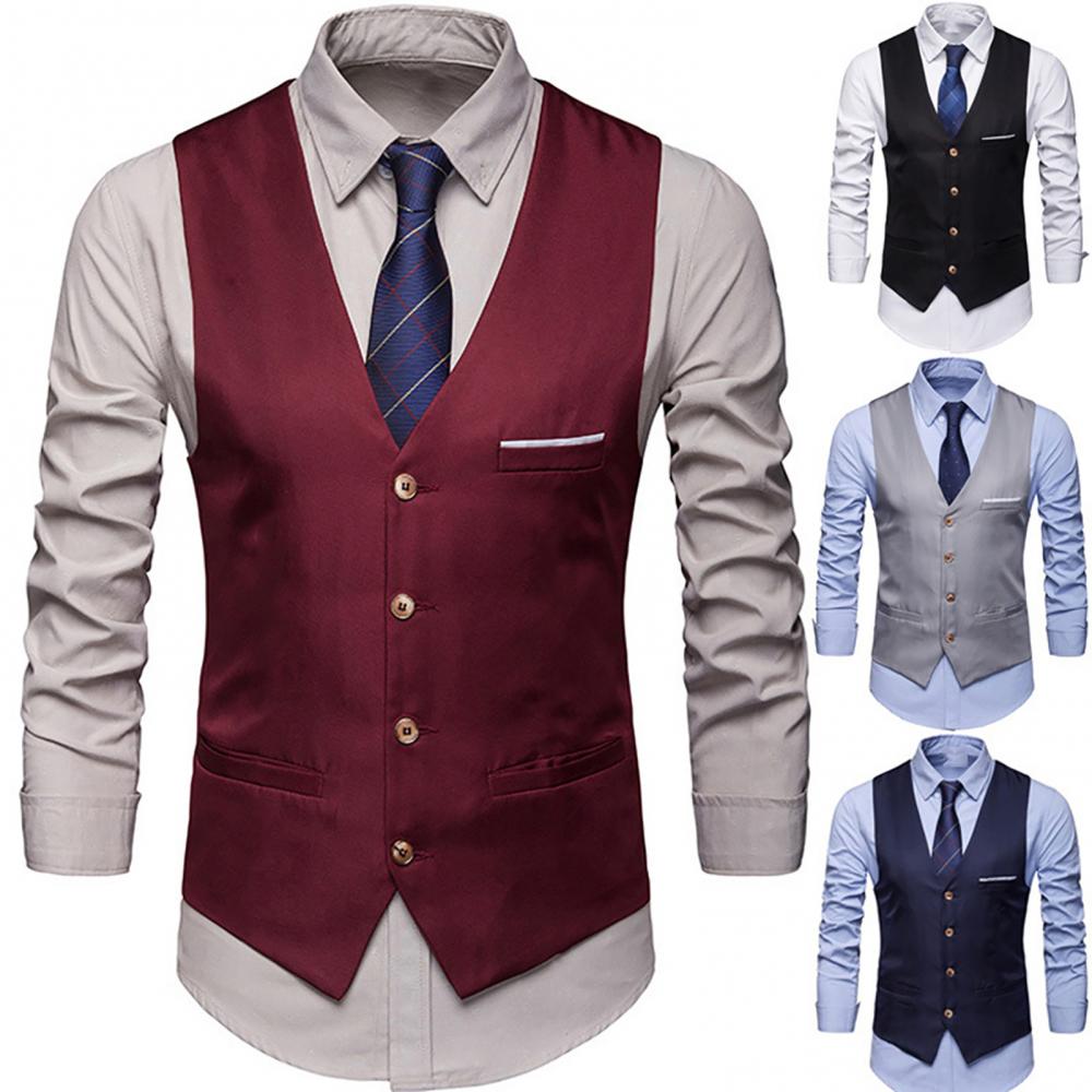 Dress Vests For Men Slim Fits  - Formal Vest Waistcoat incelemesi ve fiyatı