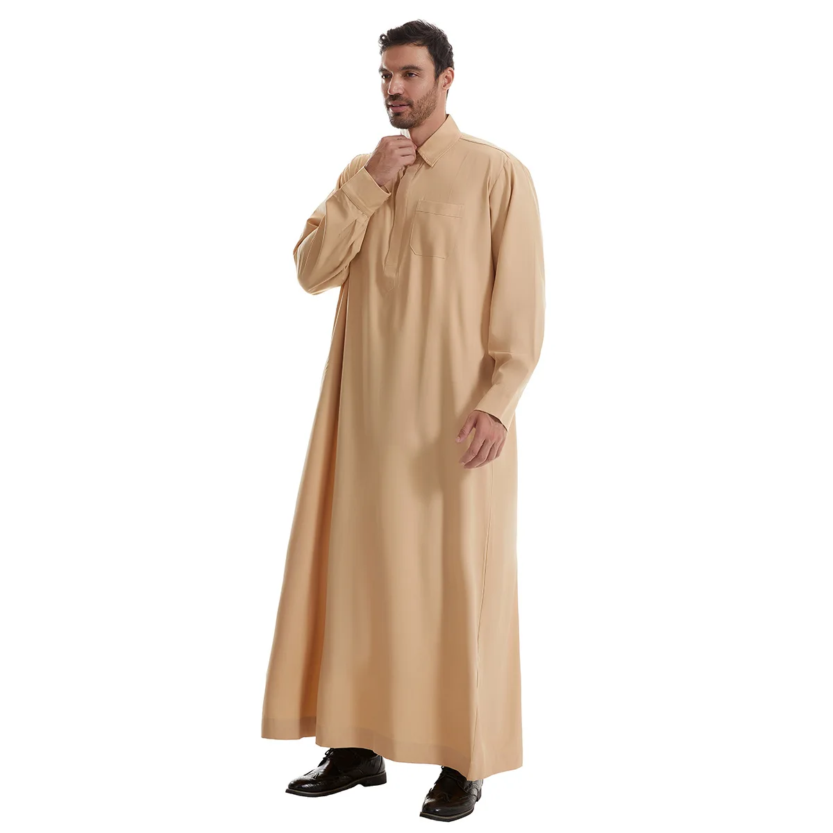 Men Jubba Thobe Mens Long Shir - Arabic Formal Wear Men incelemesi ve fiyatı