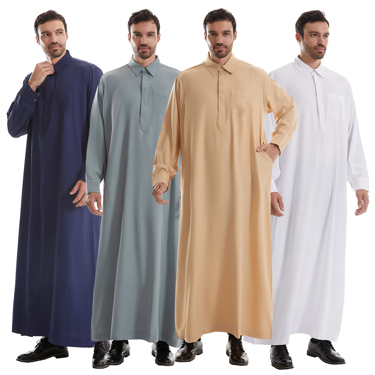 Men Jubba Thobe Mens Long Shir - Arabic Formal Wear Men incelemesi ve fiyatı