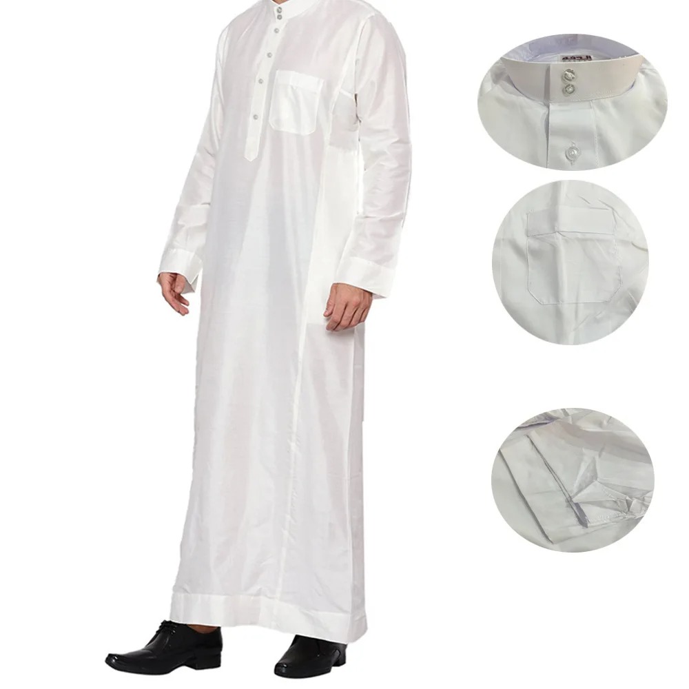 Mens Polyester Qatari Thobe St - Arabic Formal Wear Men incelemesi ve fiyatı