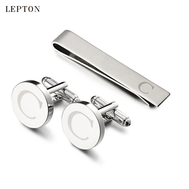 Hot Sale Round Letters C Cuffl - Cufflinks Silver Set incelemesi ve fiyatı