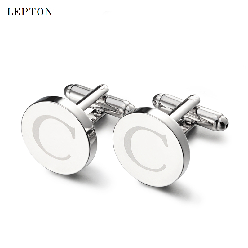 Hot Sale Round Letters C Cuffl - Cufflinks Silver Set incelemesi ve fiyatı
