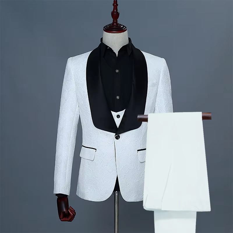 Men's Slim Fit Three-Piece Sui - Men Formal Wear Photoshoot incelemesi ve fiyatı