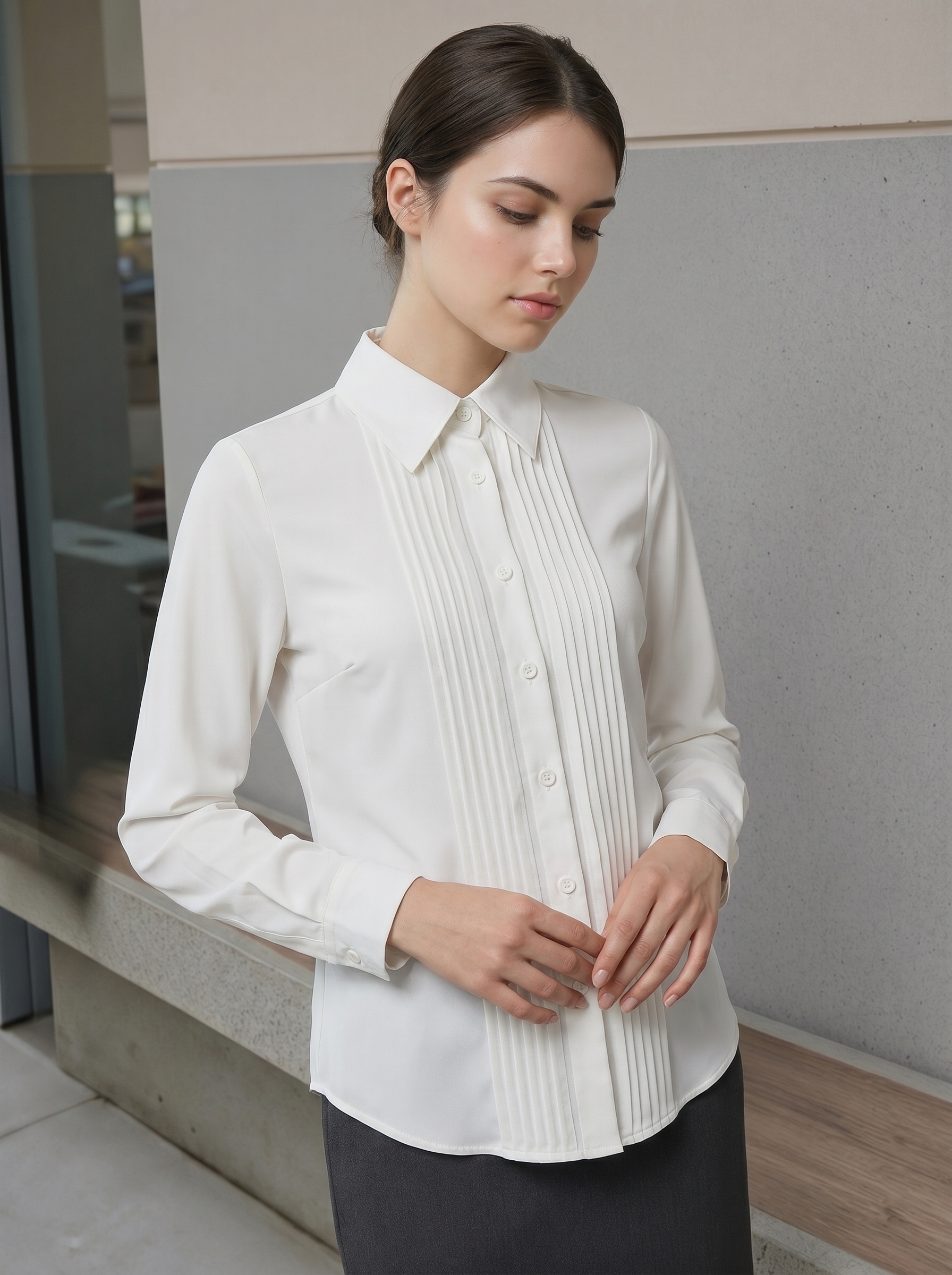 Gadinus Women Solid Pleated Sh - Men'S Formal Style incelemesi ve fiyatı