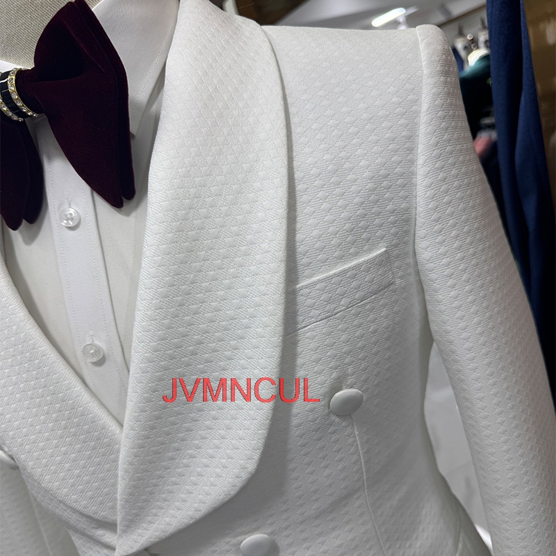Men's Jacquard 3 Piece Suit Ta - Men'S Formal Wear For Reception incelemesi ve fiyatı
