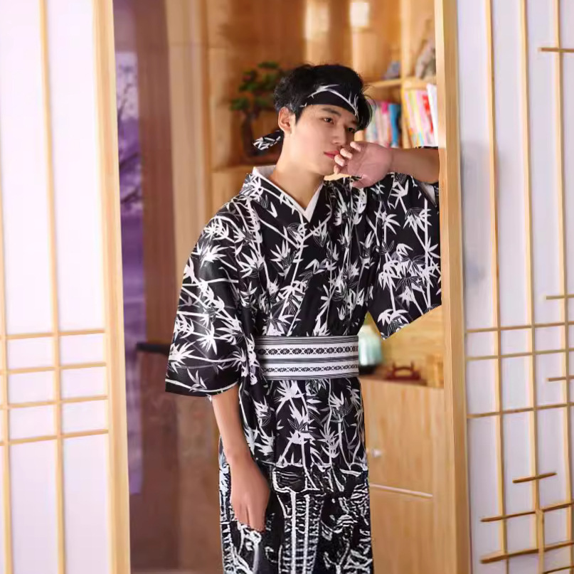 Men's Japanese Bamboo-Pattern  - Men Formal Wear Photoshoot incelemesi ve fiyatı